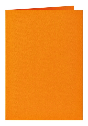 [177054] Correspondentiekaart Papicolor dubbel 105x148mm oranje pak à 6 stuks