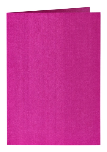 [177055] Carte de correspondance Papicolor double 105x148mm rose vif 6 pièces