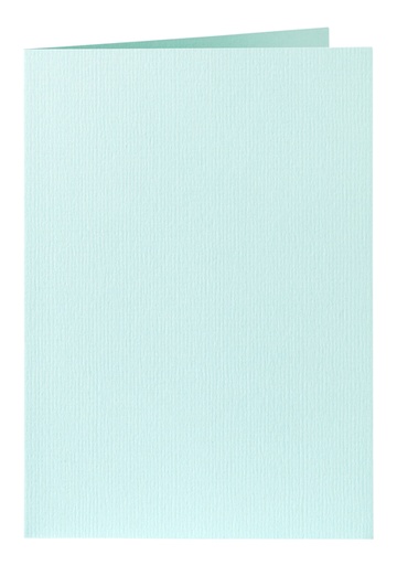 [177056] Carte de correspondance Papicolor double 105x148mm vert bleuté 6 pièces