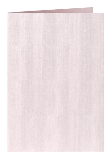 [177058] Correspondentiekaart Papicolor dubbel 105x148mm lichtroze pak à 6 stuks