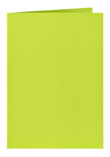 [177064] Carte de correspondance Papicolor double 105x148mm vert pomme 6 pièces