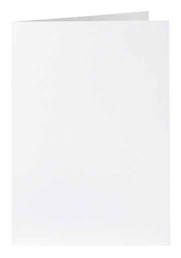 [177065] Carte de correspondance Papicolor double 105x148mm kraft blanc 6 pièces