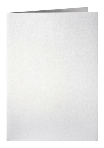 [177068] Carte de correpondance Papicolor double 105x148mm blanc perle