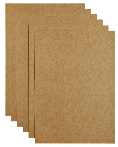 [746321] Papier copieur Papicolor A4 220g kraft brun 6 feuilles