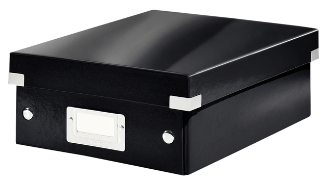 Boîte à compartiments Leitz WOW Click & Store 220x100x282mm noir