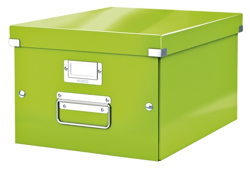 [503053] Boîte de rangement Leitz Click & Store WOW carton recyclé 281x200x370mm vert