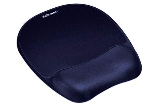 [436178] Muismat met polssteun Fellowes Memoryfoam saffierblauw
