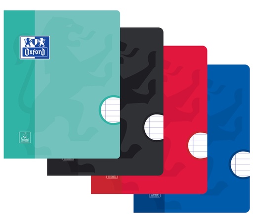 [011165] Cahier Oxford School A5 ligné 120 pages 80g assorti