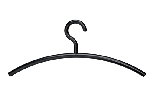 [495425] Cintre MAUL acrylique 460x190mm noir 5 pièces