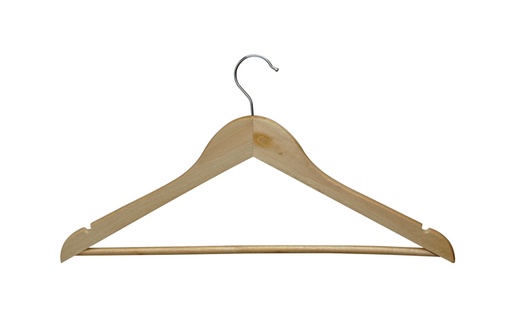 [495427] Cintre MAUL bois 450x220mm hêtre 8 pièces