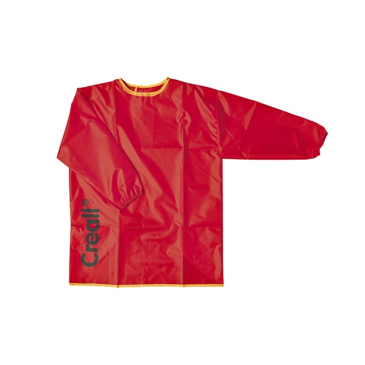 [1000022] Tablier peinture Creal Medium rouge