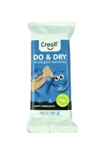 [1000024] Pâte à modeler Creall Do &t Dry terra-cotta 1000g