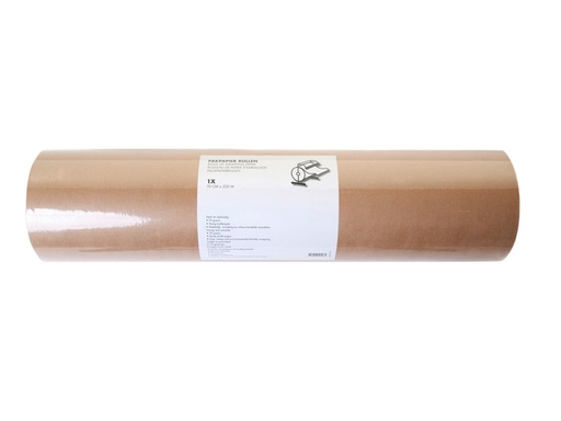 [820492] Papier d'emballage IEZZY 70cmx220m 70g kraft brun