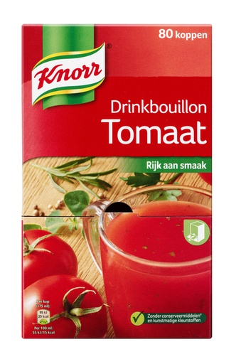 [891146] Bouillon à boire Knorr Tomate 80 pièces