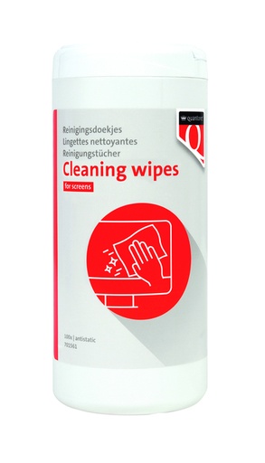 [701561] Beeldschermdoekjes Quantore dispenser 100 stuks