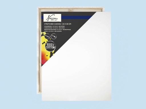 [1000357] Canvas Nassau fine art 24x30cm 100% katoen