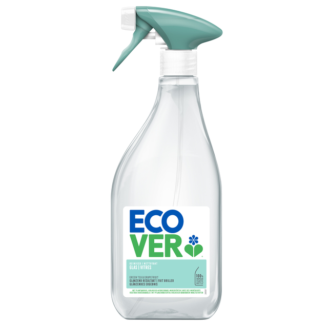 Nettoyant Vitres Ecover Spray thé vert & pamplemousse 500ml