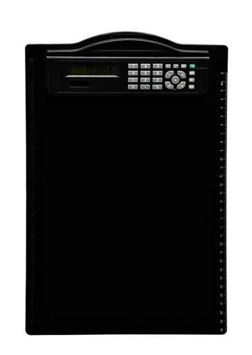 [1000304] Klembord MAUL A4 staand + rekenmachine zwart