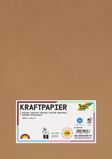 [1000294] Kraftpapier Folia A4 120gr 100 vel
