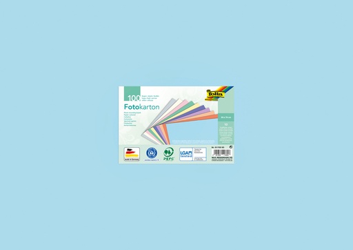 [1000297] Carton photo Folia double-face pastel 50x70cm assorti