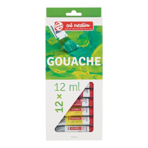 [1385468] Gouache Talens Arts Creation set 12 tubes
