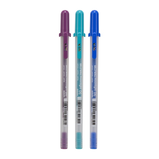 [1385337] Gelschrijver Sakura Gelly Roll Moonlight 06 galaxy set à 3 kleuren