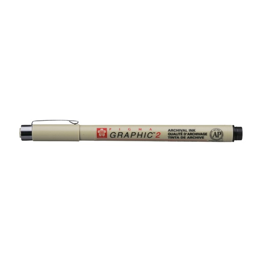 [1385353] Fineliner Sakura Pigma Graphic 2 2,0mm noir
