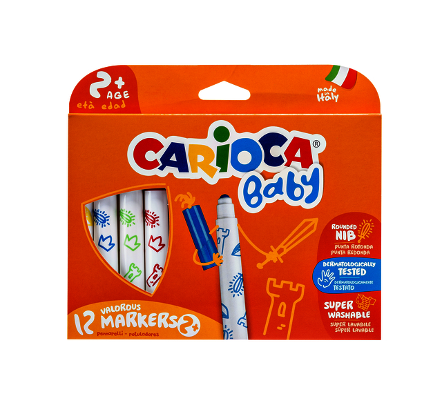 Feutre Carioca Baby set 12 couleurs
