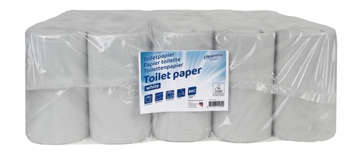 [1386876] Papier toilette Cleaninq T4 2 épaisseurs 40x 400 feuilles recyclé blanc