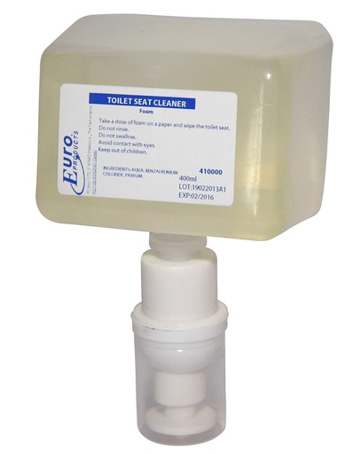 [1386850] Nettoyant abatant WC Euro 400ml mousse 6 pièces