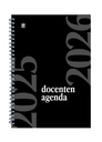Agenda 2025-2026 Ryam Docenten A4 7 jours/2 pages spirale noir (NL)