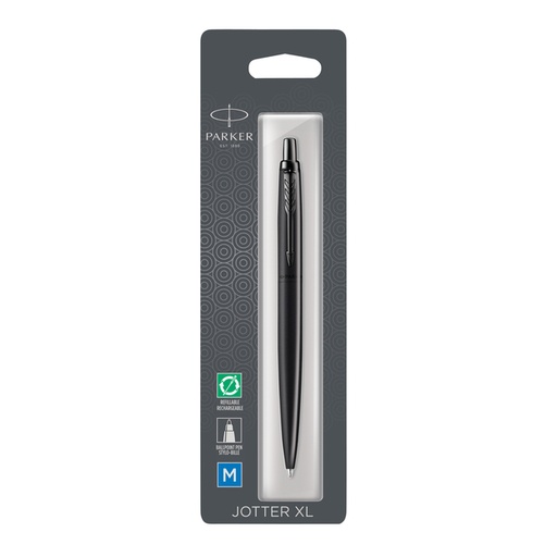 [1000256] Stylo bille Parker Jotter XL Monochrome Black Medium