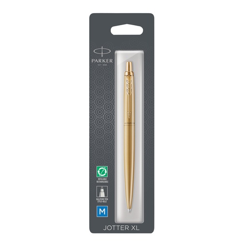 [1000257] Stylo bille Parker Jotter XL Monochrome Gold Medium