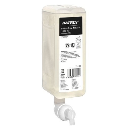 [1386357] Handzeep Katrin Clean schuim 1000ml 3136