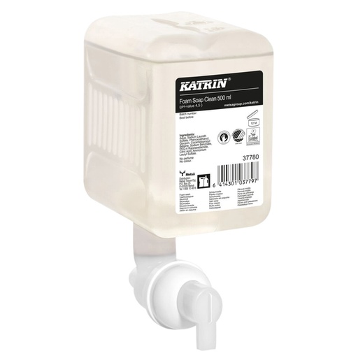 [1386358] Savon mains Katrin Clean mousse 37780 500ml