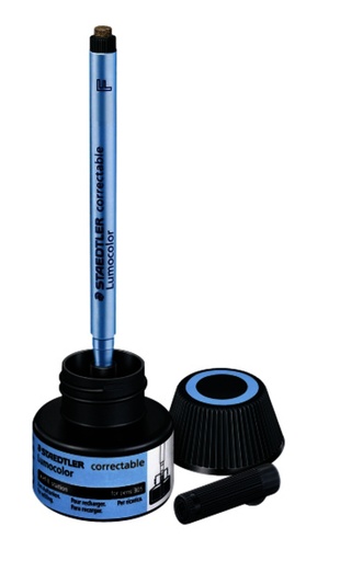 [1387694] Recharge feutre Staedtler Lumocolor 305 non permanent noir