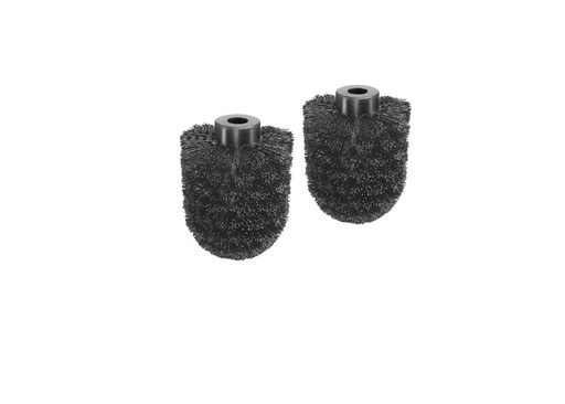 [1386033] Brosse WC de réserve BlackSatino 332150 noir 2 pièce
