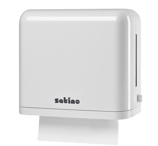 [1386036] Handdoekdispenser Satino PT3 klein wit 331020