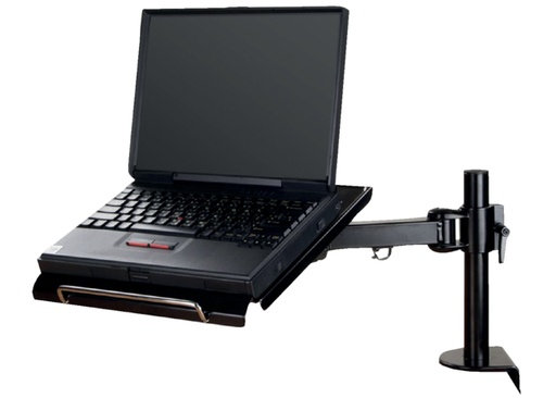 [484635] Bras ordinateur portable Neomounts D100 avec pince noir