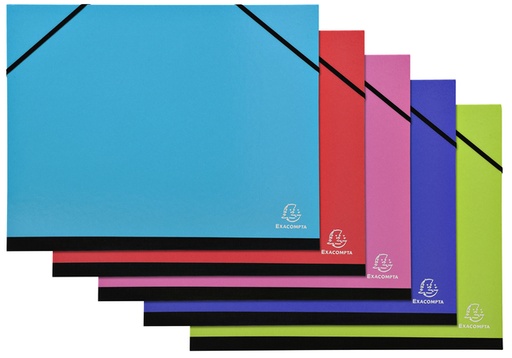 [1388320] Tekenmap Exacompta Iderama 28x38cm met elastieke sluiting assorti