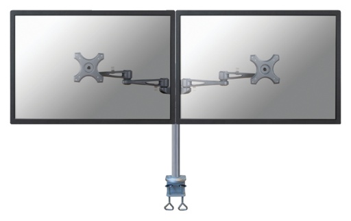 [418503] Support écran Neomounts D935D 2x 10-27" avec pince argent