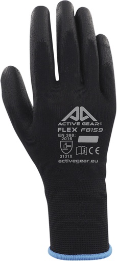 [1388290] Handschoen ActiveGear grip PU-flex zwart large