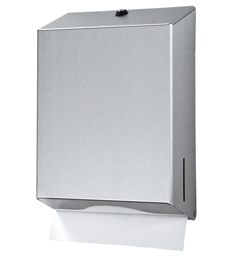 [1388543] Handdoekdispenser Euro Products universeel groot zilver 438190