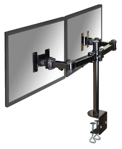 [418469] Support écran Neomounts D960D 2x 10-27" avec pince noir