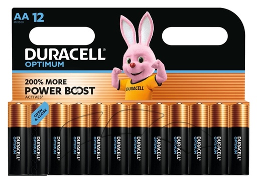 [1387861] Batterij Duracell Optimum 12x AA