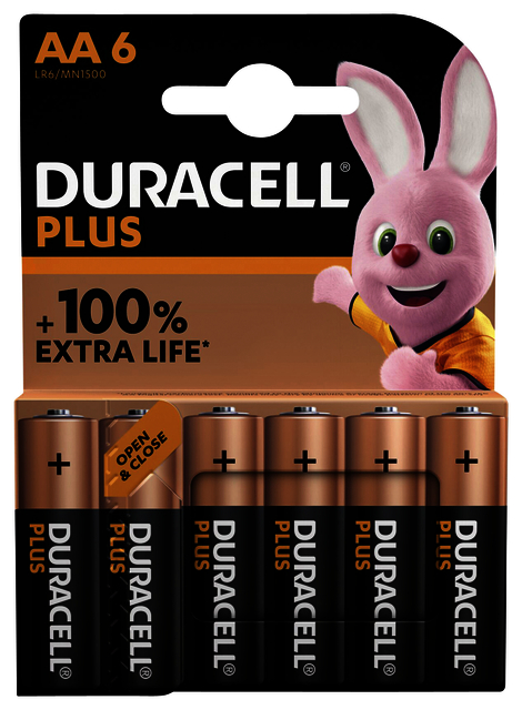 Pile Duracell Plus 6x AA