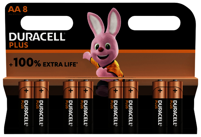 Pile Duracell Plus 8x AA