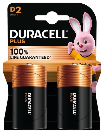 [1388154] Batterij Duracell Plus 2x D