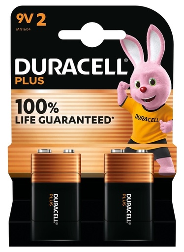 [1388157] Batterij Duracell Plus 2x 9Volt