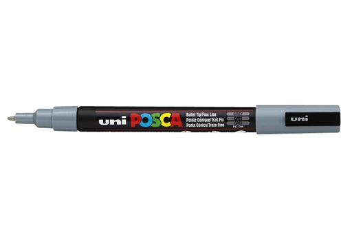 [1386093] Marqueur peinture Posca PC3M Fin gris